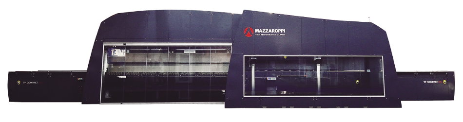 Nuevo horno de templado de vidrio TP Compact de MAZZAROPPI para cristalerías pequeñas o medianas