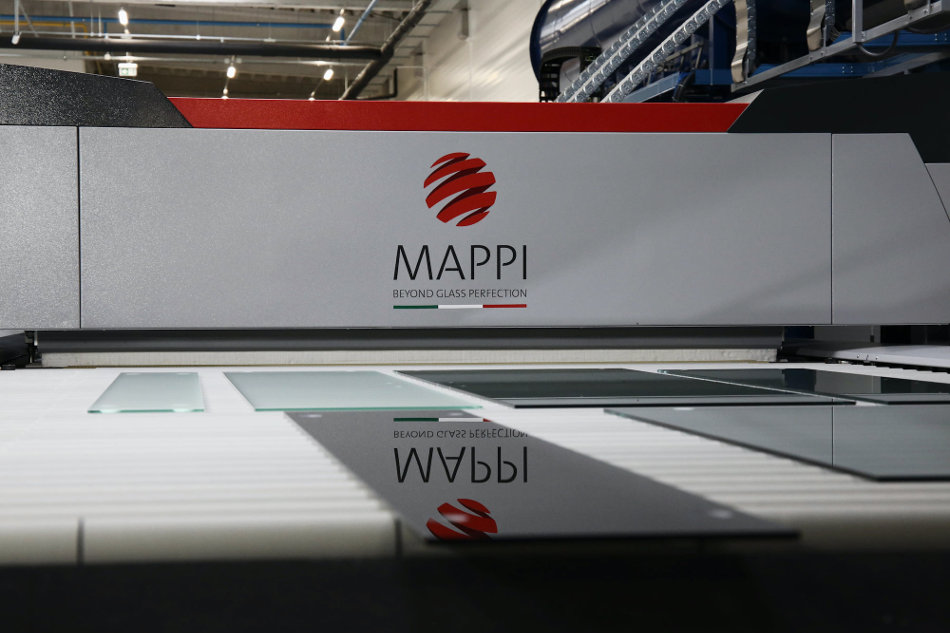 Línea de templado de altas prestaciones Mappi Supertemper ATS 4.0 para fabricación de vidrios anti-fuego